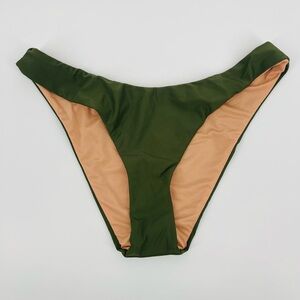 J.Crew Curved-waist cheeky bikini bottom Size Small